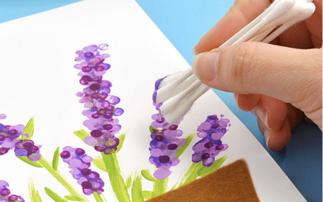 Q-Tip Botanical Beauties: Crafting Colorful Flower Portraits